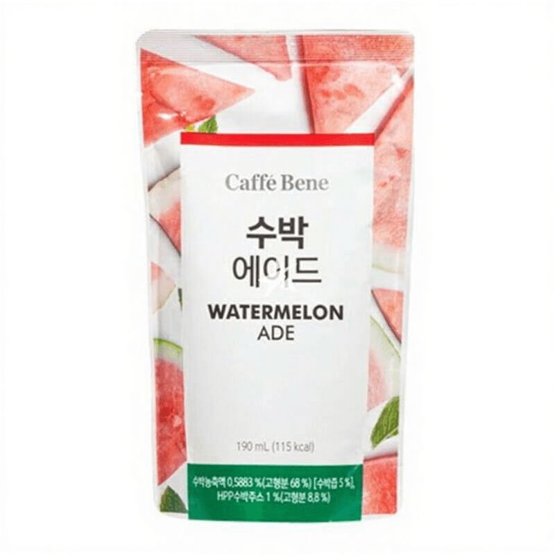 CAFFE BENE Ade Boisson coréenne à la pastèque - 190 ml