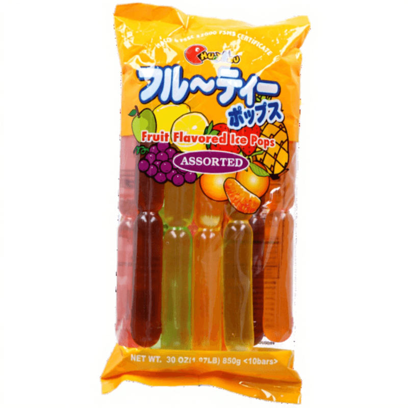 ABC JELLY Bâtonnets glacés de gelée fruitée assortis - 850 g