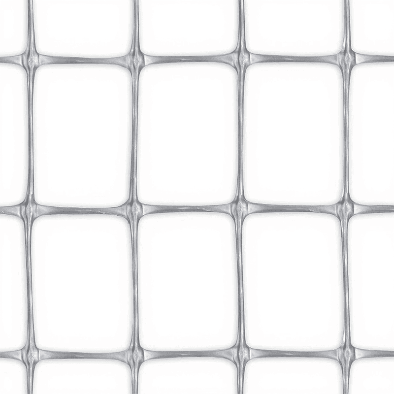 TENAX MILLENNIUM Filet en plastique aussi résistant que le métal, pour clôtures résidentielles et permanentes argenté - 1 x 10 m
