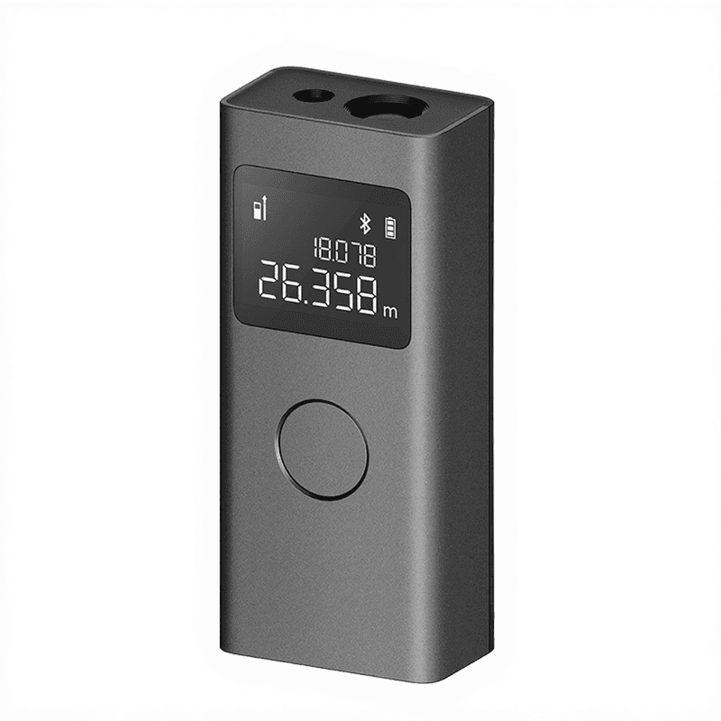 Xiaomi Télémètre laser intelligent haute précision, bouton unique, noir