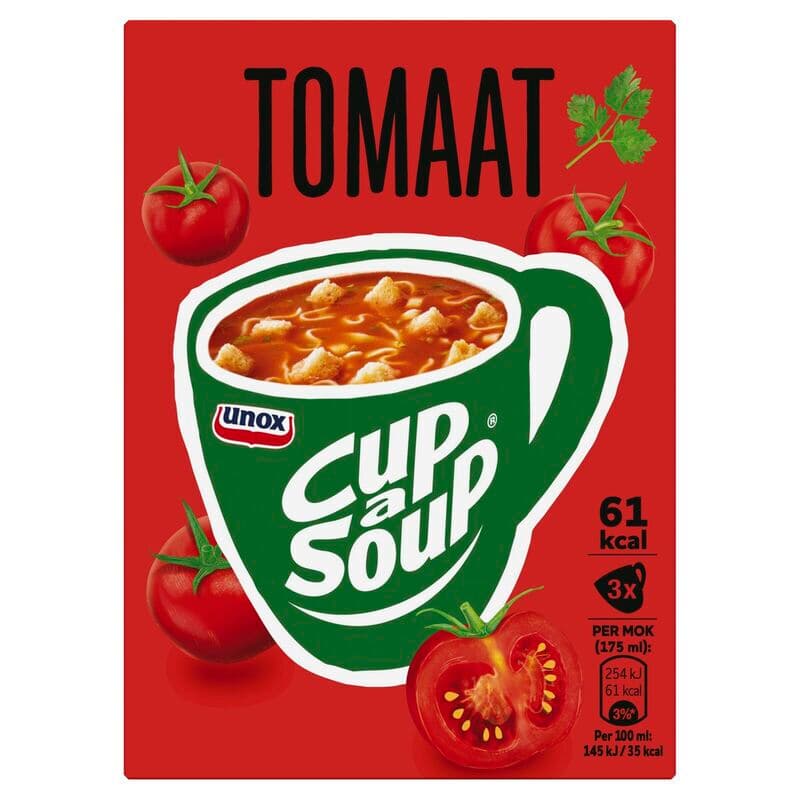 UNOX Cup-a-Soup Soupe de tomate - 54 g