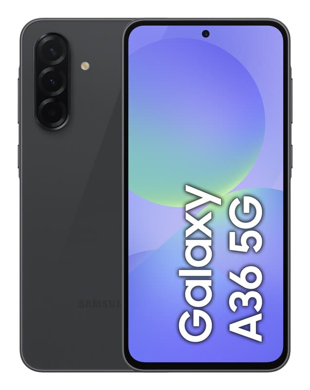 Samsung Galaxy A36 5G 17 cm (6.7") Double SIM Android 15 USB Type-C 6 Go 128 Go 5000 mAh Noir