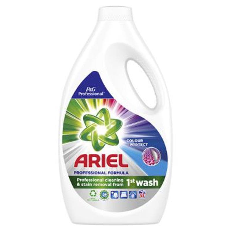 Ariel Lessive liquide Colour Protect Formule Professionnelle 2,475L