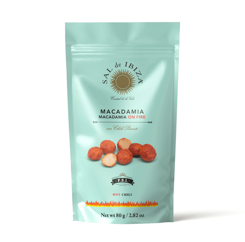 Sal de Ibiza Noix de macadamia pimentées et sdi 80 g
