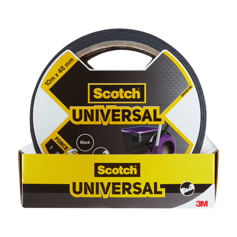 Scotch®Toile de Réparation UNIVERSAL Noir 10m x 48mm