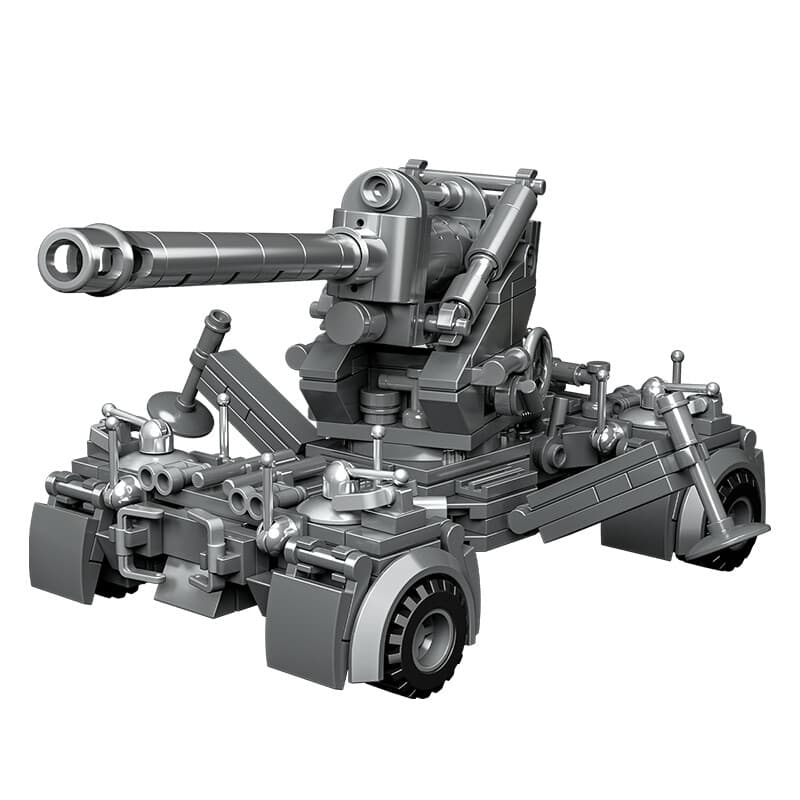 CAYI Canon antiaérien allemand 88 mm Flak 355 pcs Ensemble de blocs de construction pour constructeurs amateurs