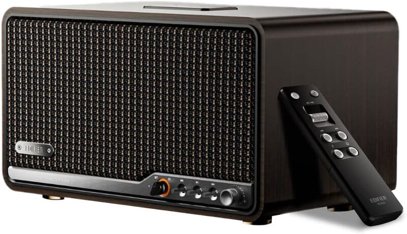 Edifier S300 enceinte de bureau Hi-Fi, audio Hi-Res LDAC, multiroom sans fil et appairage stéréo, 80 W, compatible AirPlay 2, Bluetooth 5.4, USB-C