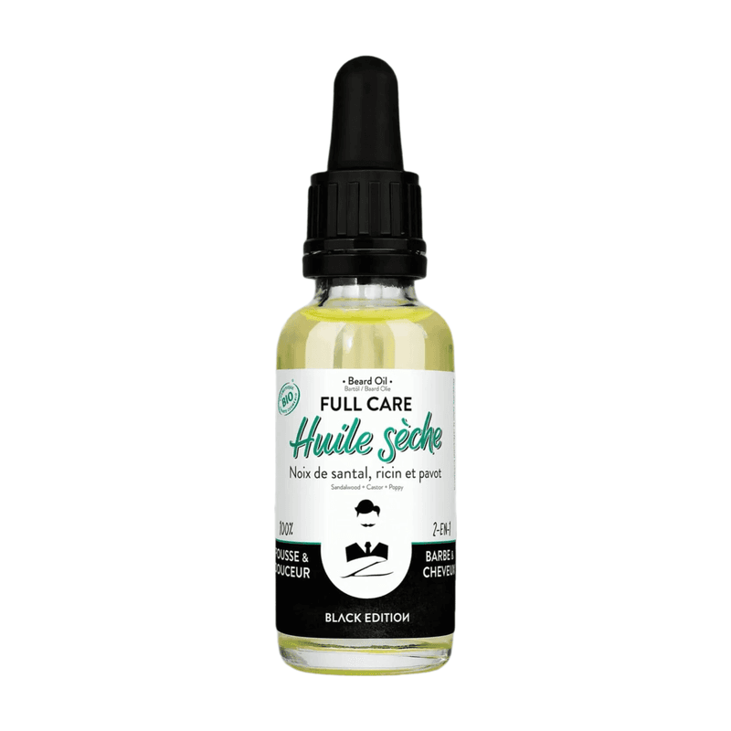 MONSIEUR BARBIER Full Care - Huile Sèche Barbe & Cheveux Bio - 30ml