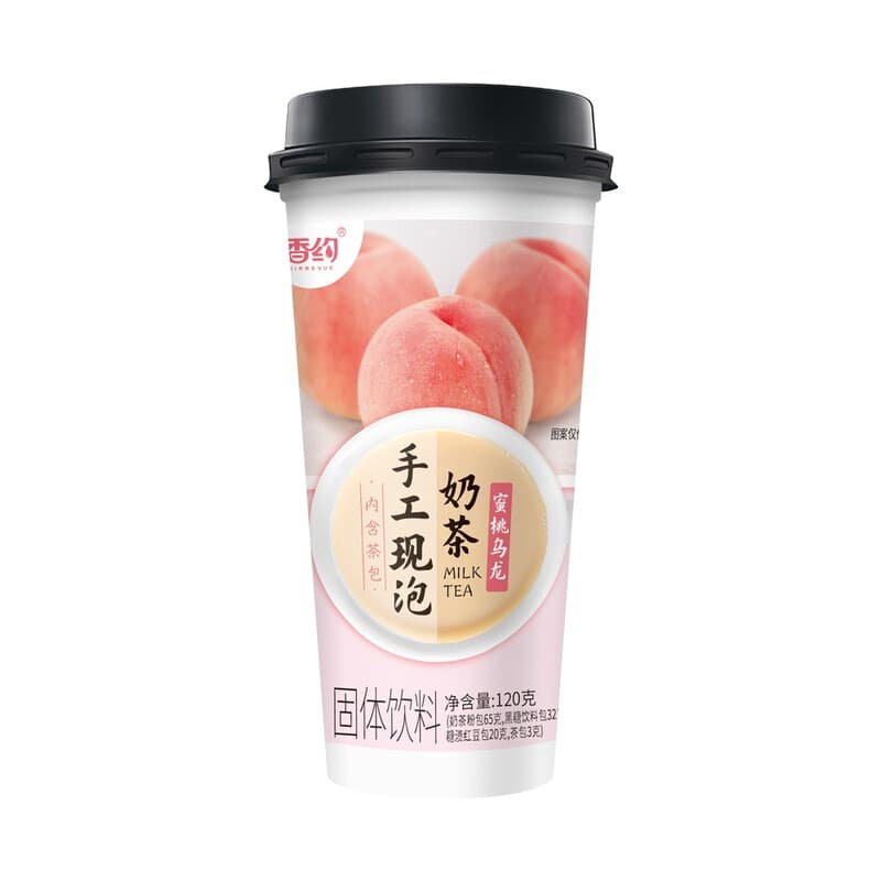 【Rafraîchissant】【Hydratation】Xiang Yue Thé au lait artisanal fraîchement infusé (Oolong à la pêche) 120 g