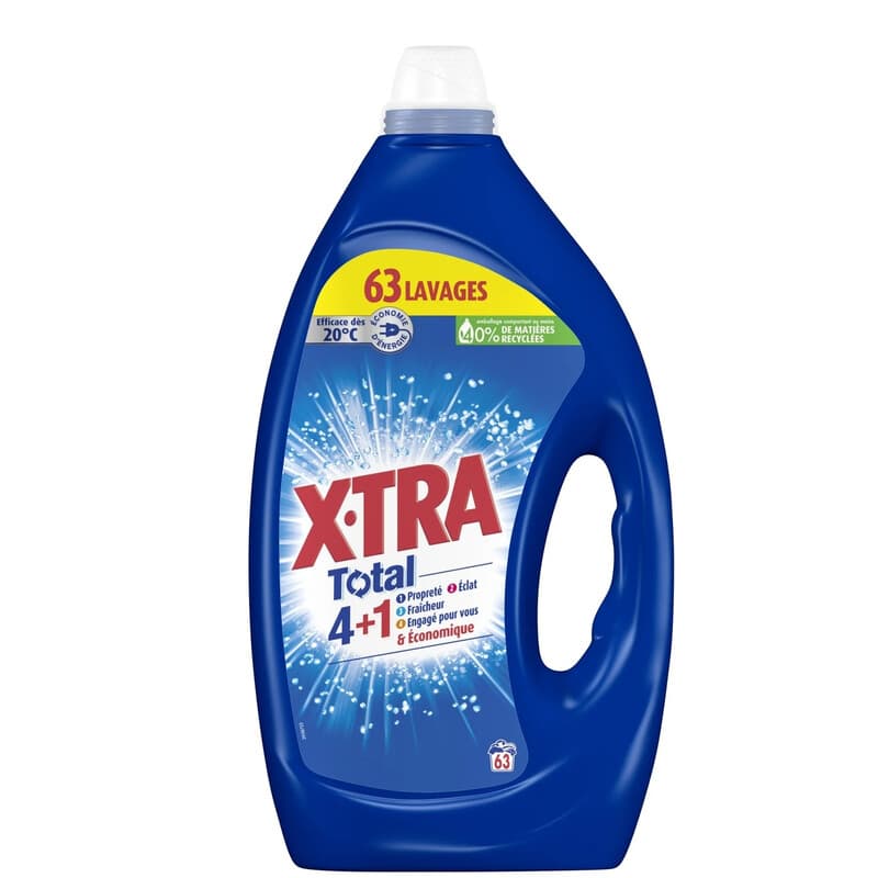 X-TRA Total 4en1 Lessive liquide 2,835 L