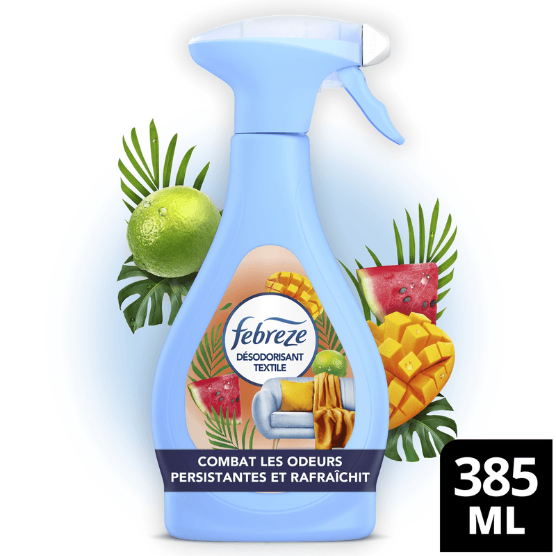 FEBREZE Textile spray désodorisant fruit tropical 385ML