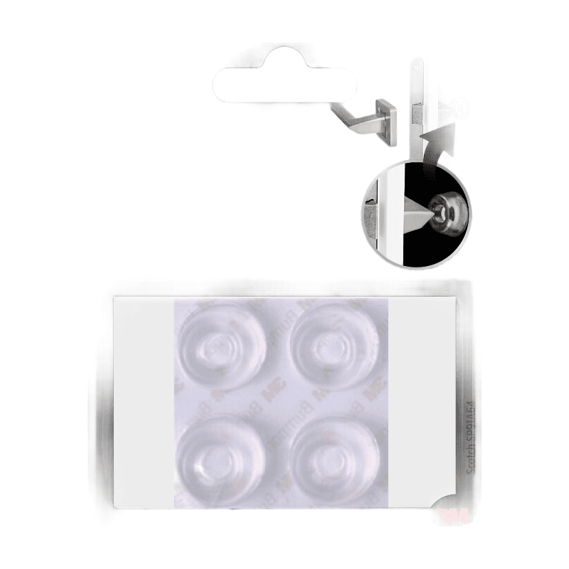 Scotch®Dôme amortisseur rond adhésif Translucide Ø 22 mm