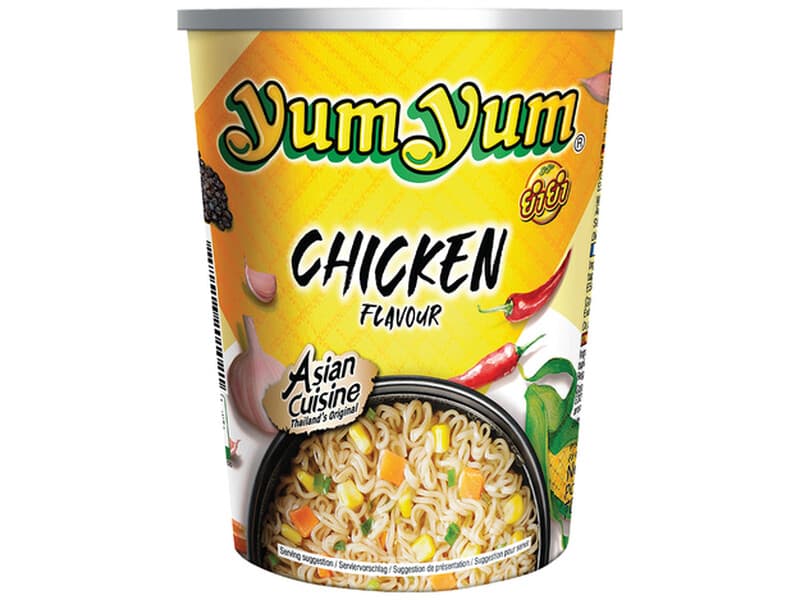 Yum Yum Soupe de nouilles en coupelle saveur poulet - 70 g