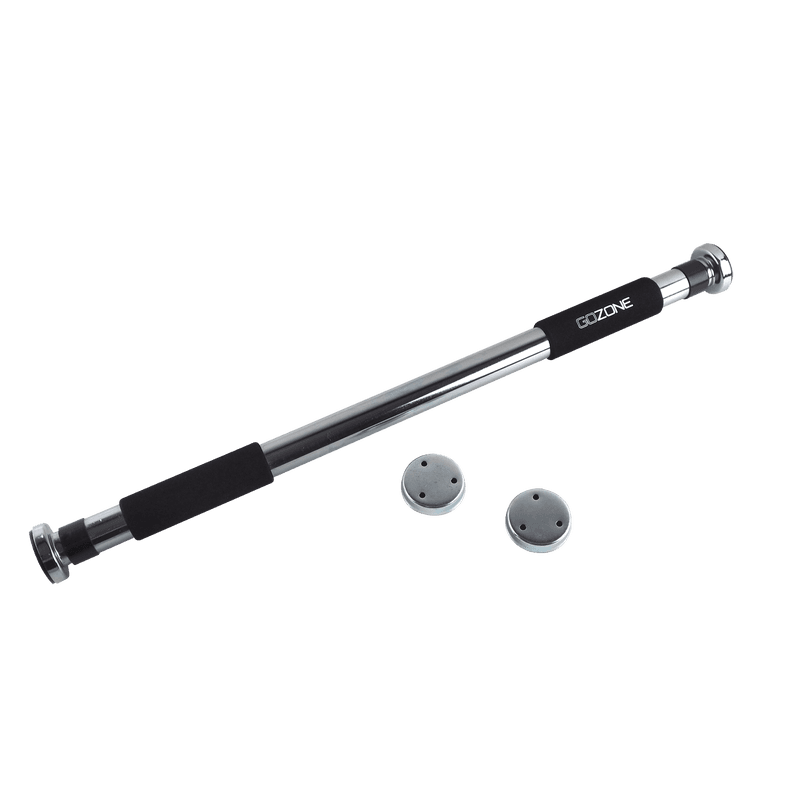 GoZone Barre de Traction Murale Réglable de 62 à 91 cm - Équipement de Fitness pour Salle de Sport sans Vis