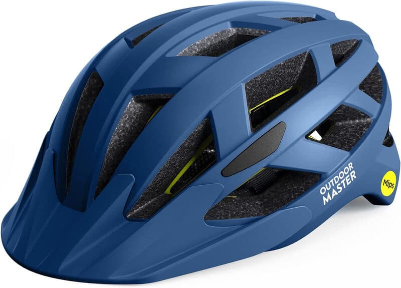 OutdoorMaster MIPS Gem I Casque de vélo pour adultes bleu - Taille M