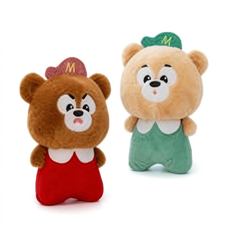 Peluche Ours Petit Ouvrier 22 cm (Sélection aléatoire)