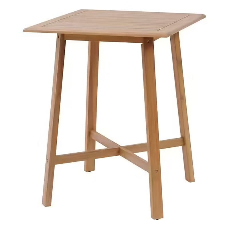 Hespéride Tiwi Table de jardin haute en acajou