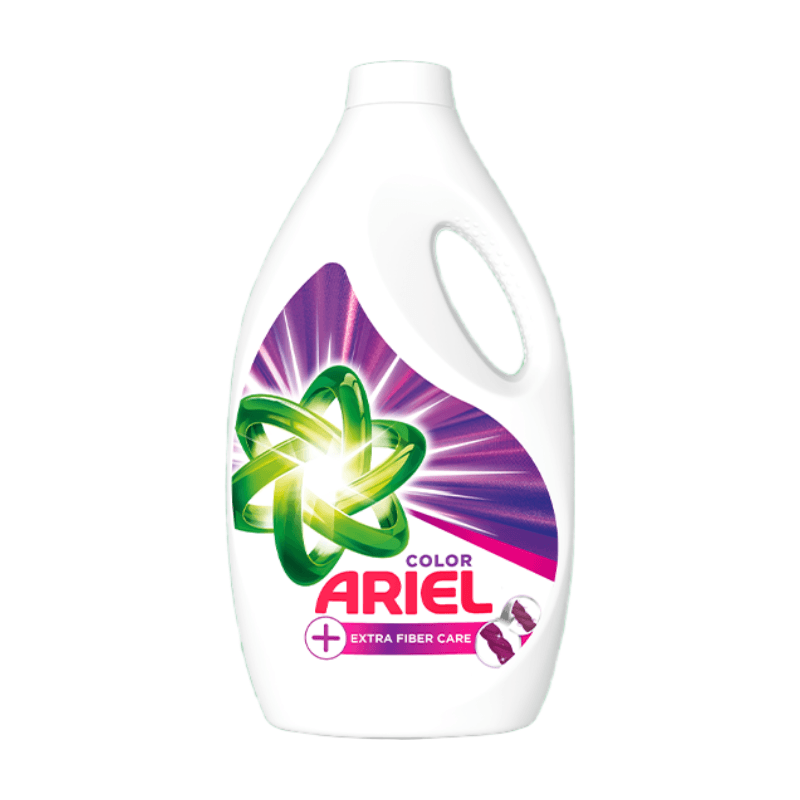 ARIEL lessive liquide protection couleurs et fibres, 34 lavages, 1,7 L