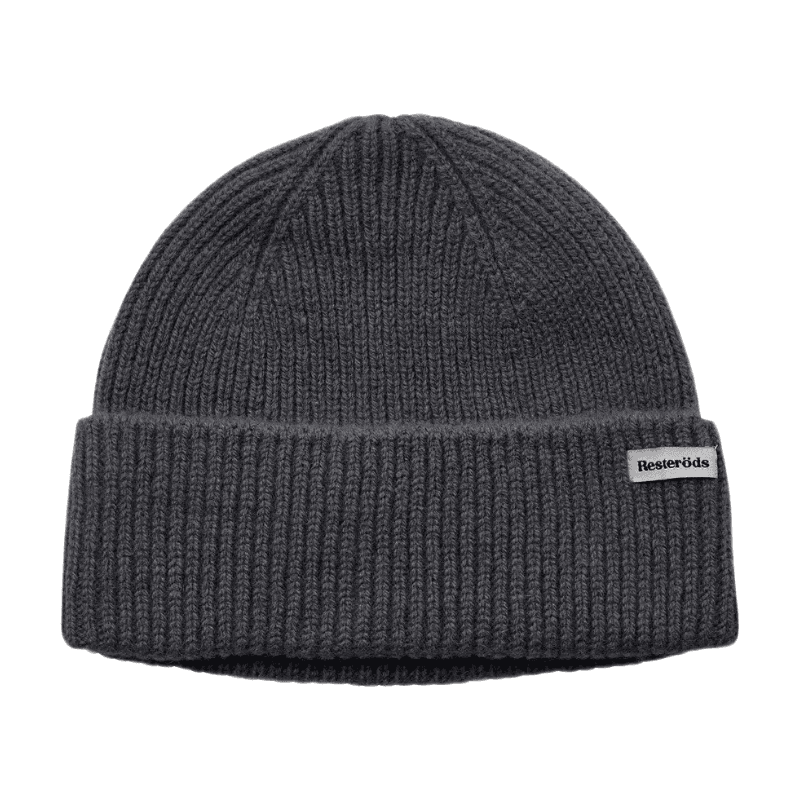 Resteröds Bonnet d'hiver en laine isolante, ajustement classique, gris