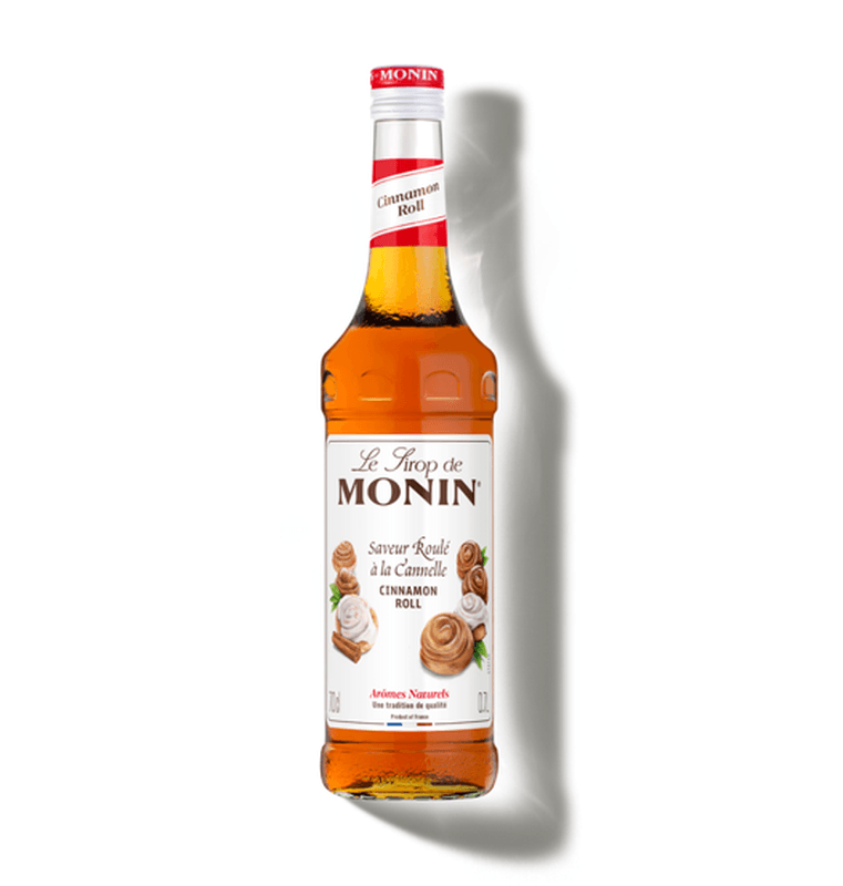 MONIN Sirop saveur roulé à la cannelle - 700 ml