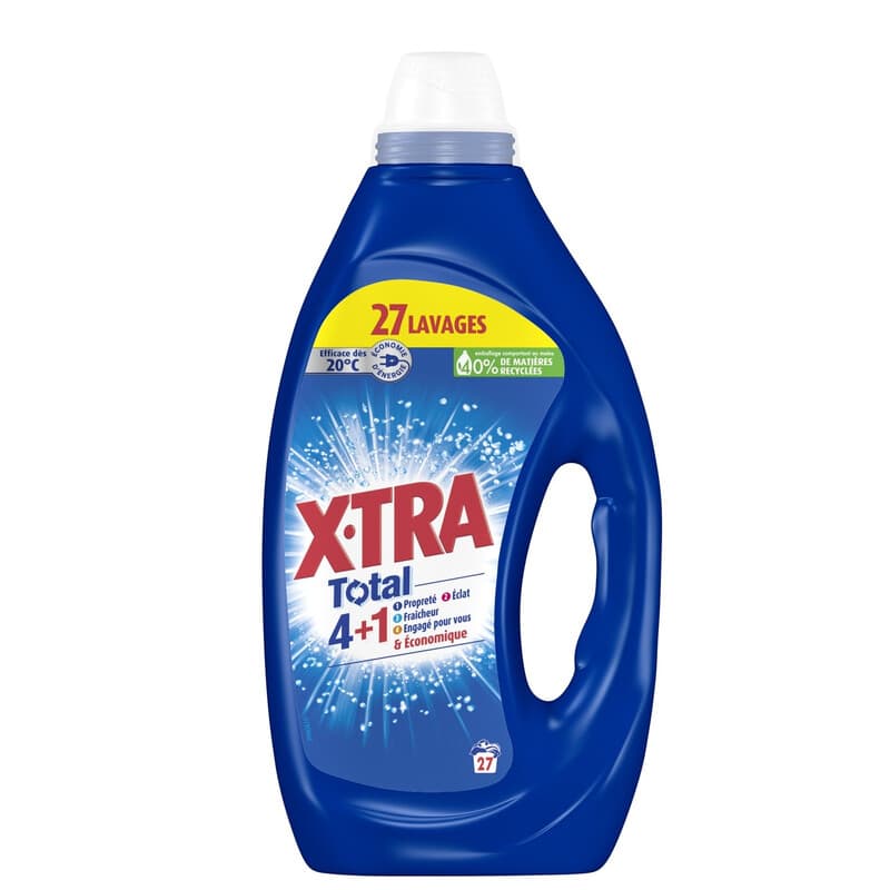 X-TRA Total 4+1 Lessive liquide 1,215 L