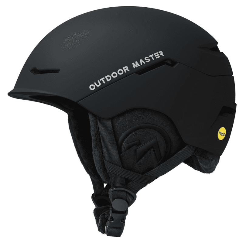 OutdoorMaster Casque de neige ELK MIPS noir mat - Taille S
