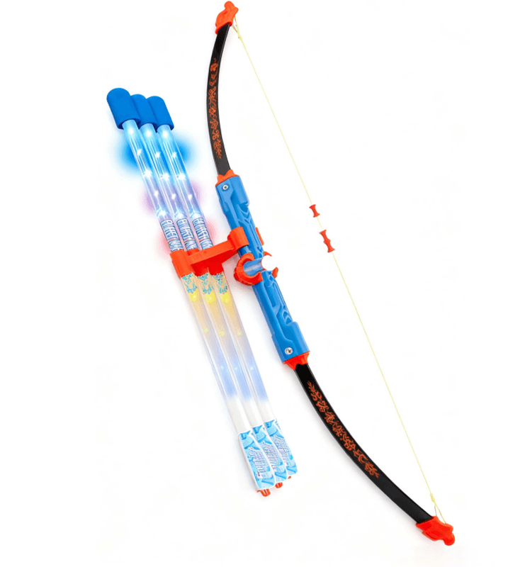 Jeu d'arc et flèches sonore et lumineux en ABS+PP durable