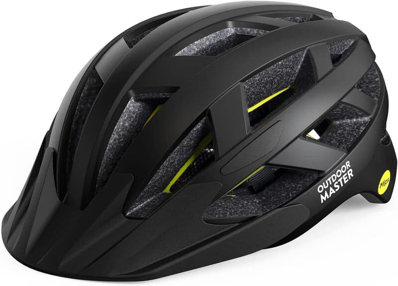 OutdoorMaster MIPS Gem I Casque de vélo pour adultes noir - Taille L