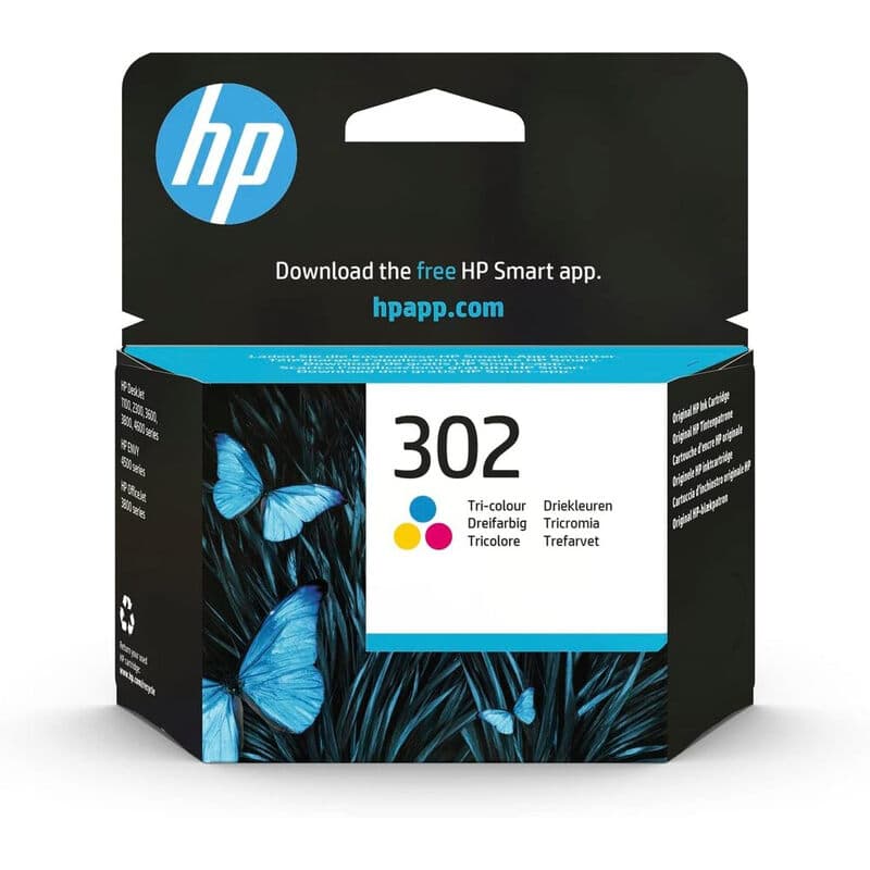 HP 302 Cartouche d’encre tricolore d’origine