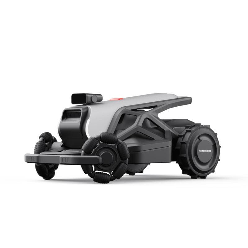 AirSeekers TRON SE Tondeuse robotique IA | Première tondeuse mulching IA à vision à 300° au monde, sans câbles périphériques, couverture de