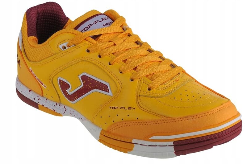 JOMA Chaussures de futsal Top Flex intérieures Jaune/Rouge 42