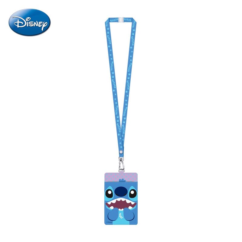 Disney Porte-badge tour de cou Stitch sous licence officielle