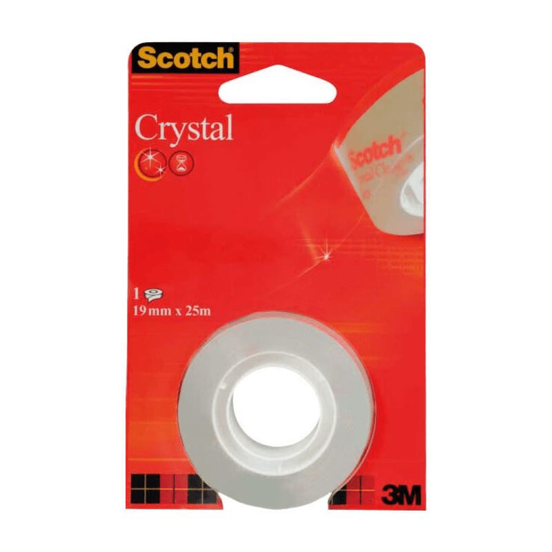 Scotch Crystal Recharge de ruban adhésif transparent - 25 m x 19 mm