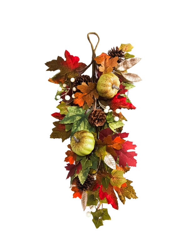 Daisy Darcy Guirlande d'Automne Naturelle en Pommes de Pin pour Décoration de Fête et Événements d'Halloween en