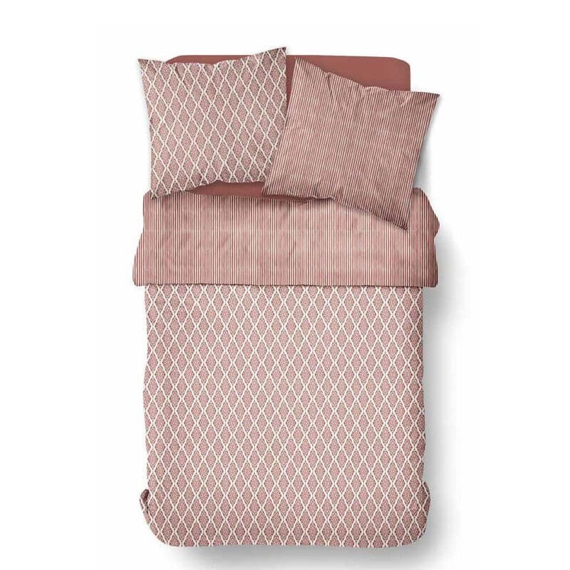 TODAY Crazy Parure de lit 2 personnes en polyester 9.10 - 1 housse de couette 220 x 240 cm + 2 taies d'oreiller 63 x 63 cm
