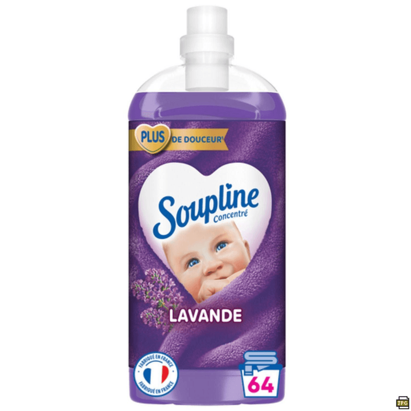 SOUPLINE Adoucissant concentré lavande ultra 3d 1,35L