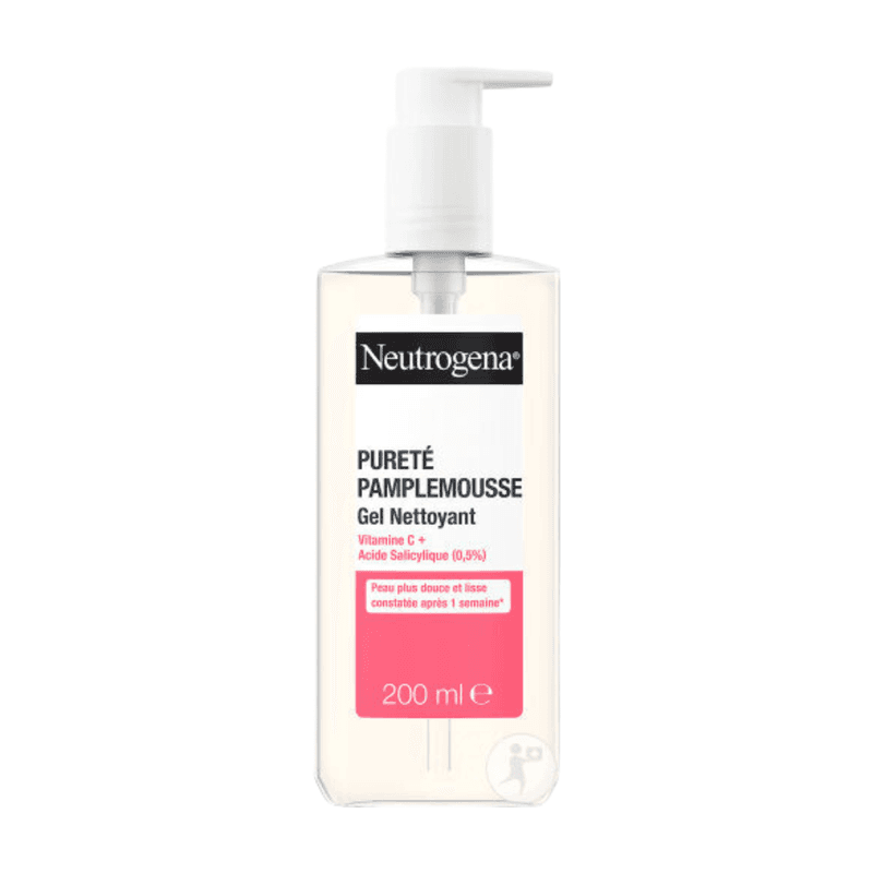 NEUTROGENA Nettoyant Visage Quotidien Rafraîchissant Pamplemousse Rose 200 ml