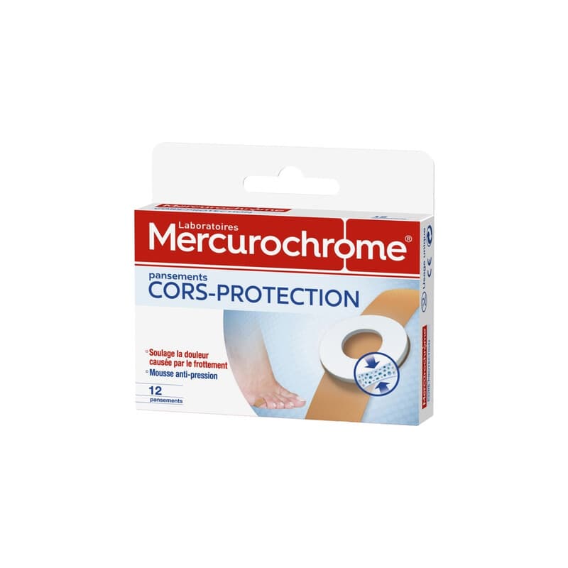 MERCUROCHROME Pansements Cors-protection X12
