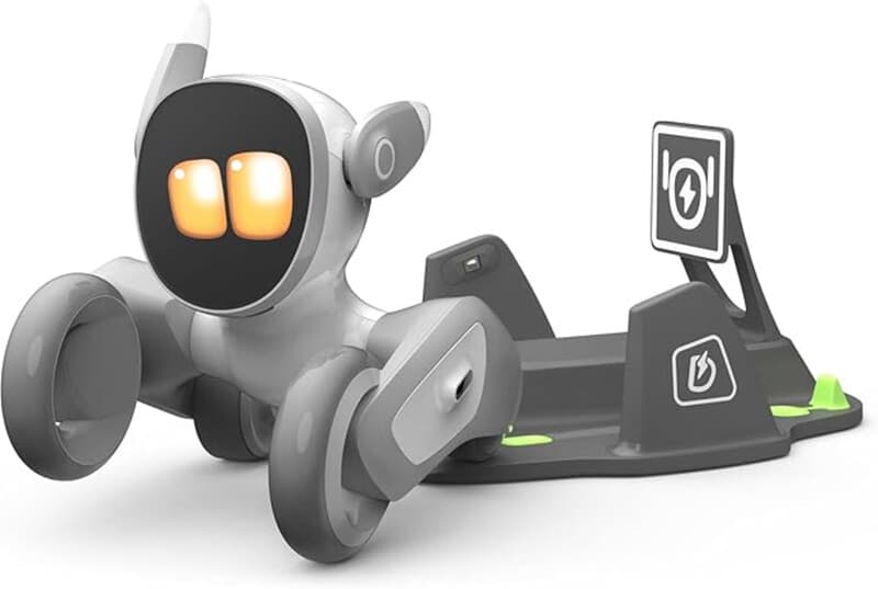 Compagnon robotique familial haut de gamme Loona KEYI, équipé de l'IA ChatGPT-4, commande vocale et gestuelle, interaction en temps réel,