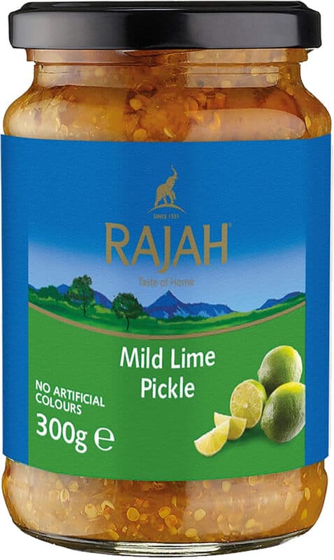 RAJAH Pickles de citron vert doux - 300 g