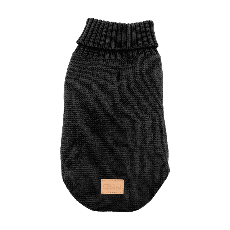 Croci Pull Col Sweater Stockholm Noir 30 cm