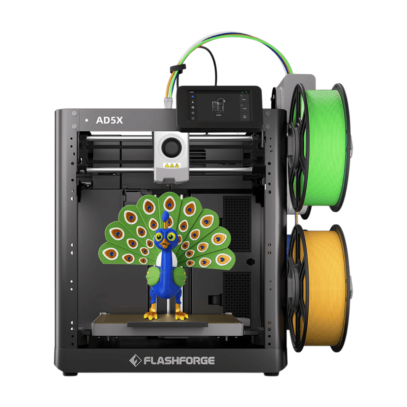 FLASHFORGE AD5X Imprimante 3D multicolore, vitesse 600 mm/s, extrudeuse 300 °C - Taille d'impression 220 x 220 x 220 mm