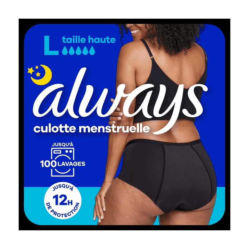 Always Culotte menstruelle taille haute L - 42-44 - 1 unité