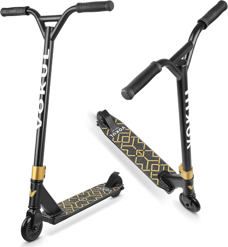 VOKUL S2 Pro Trottinettes pour enfants de 6 à 12 ans - Or