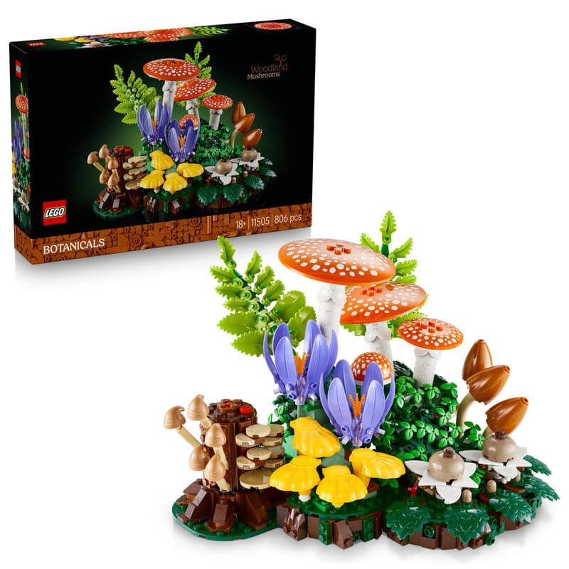 LEGO Botanicals Set de Construction Champignons des Bois 11505