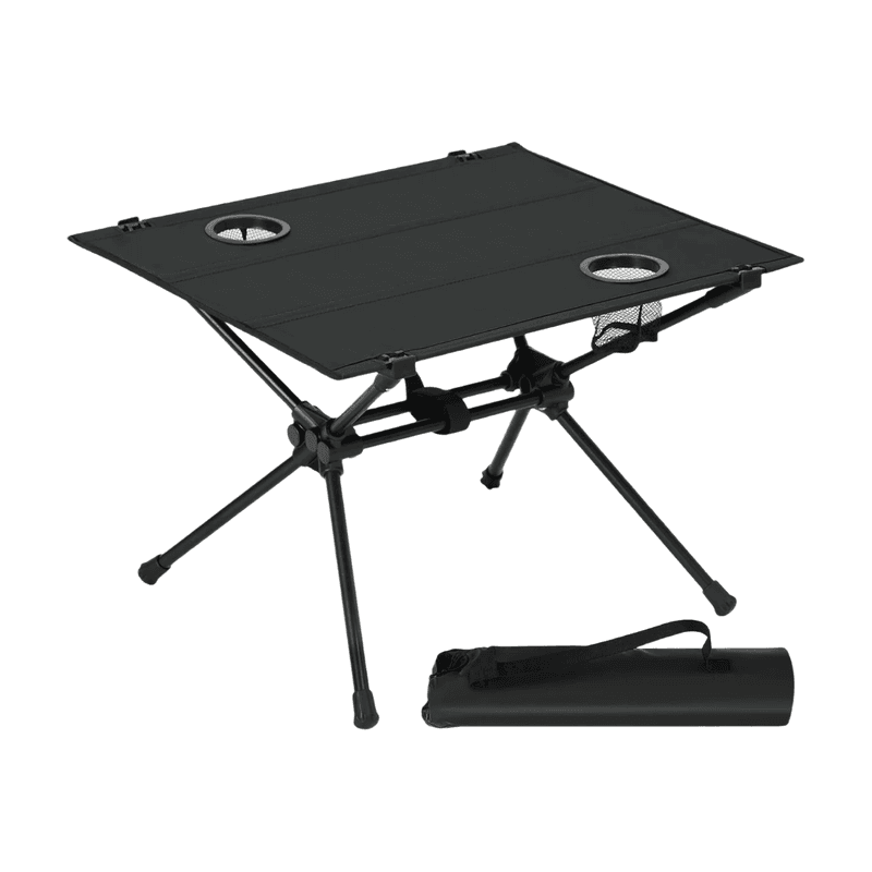 WOLTU Table de camping portable, table pliante ultralégère avec 2 porte-gobelets, table de pique-nique pliante avec sac de rangement, pour le