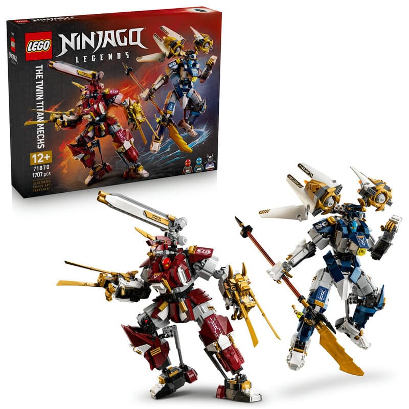 LEGO Ninjago 71870 Les robots Titan jumeaux