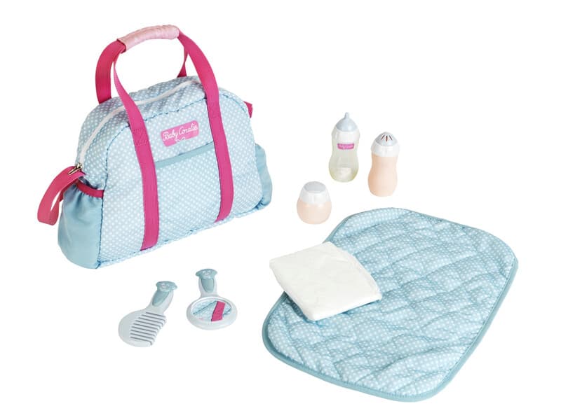 Theo Klein Baby Coralie Sac à langer avec accessoires