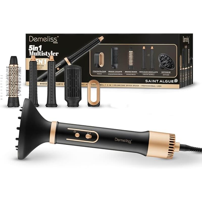 SAINT ALGUE Demeliss Brosse coiffante Multistyler 5-en1