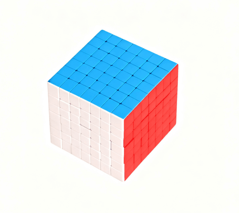 Speed Cube 7 x 7 Casse-tête uni sans autocollants en ABS